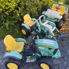 Selection of battery powered tractors
