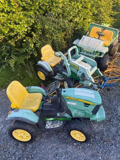 Selection of battery powered tractors