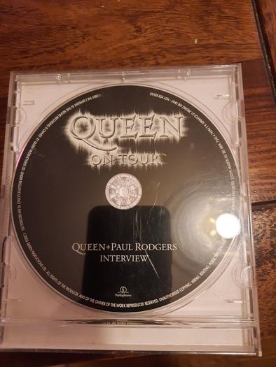 QUEEN + PAUL RODGERS: Queen on Tour- Interview Disc 2005 (Promo CD for radio stations - RARE)