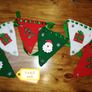 Baby's room /Christmas Bunting hand knitted Image 2