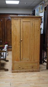 Victorian Pine Wardrobe