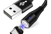 New 1m Magnetic Type C USB Cable Fast Quick Charge 3.0 5A Data Transfer #1362