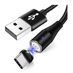 New 1m Magnetic Type C USB Cable Fast Quick Charge 3.0 5A Data Transfer #1362