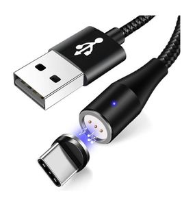 New 1m Magnetic Type C USB Cable Fast Quick Charge 3.0 5A Data Transfer #1362