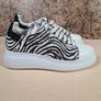 Womens Marco Moreo Zebra Print Platform Trainers Runners Size Uk 5.5 Eu 38.5 Please Read Description (AT1) Image 5