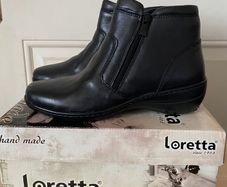 Womens leather ankle boots