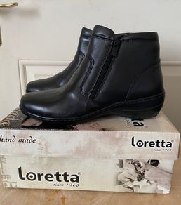 Womens leather ankle boots