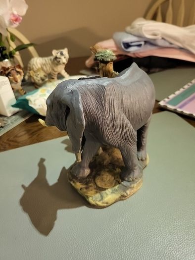 Elephant and calf ornament