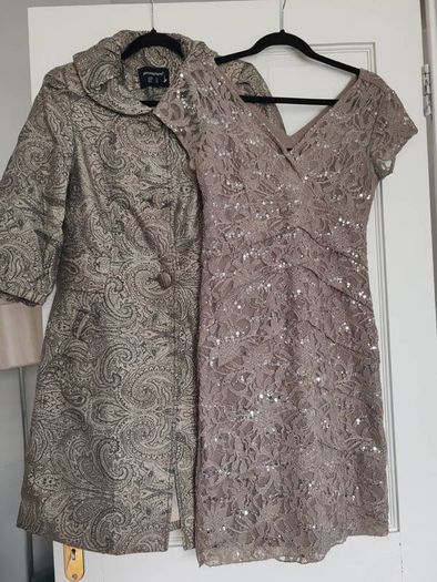 Occasion dress and coat to match