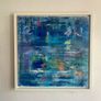 Large Framed Original Seascape in Abstract by Artist Irish Art Original Art Abstract Art Image 4