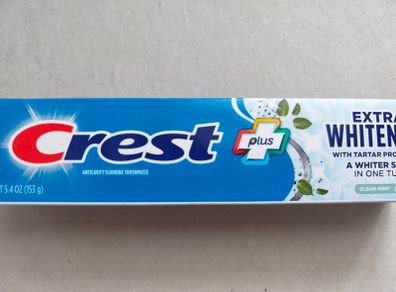 Plus Complete, Fluoride Toothpaste, Extra Whitening with Tartar Protection, Clean Mint, 5.4 oz (153 g)