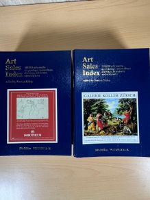 2 x 1994-95 Art Sales Index Books | Edited by Richard Hislop | Reference Set