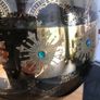 50% off ad dry!!! Large chalice vase lovely diamond detail Image 6