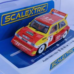 Scalextric C4668 Austin Metro 6R4 - Didier Auriol Slot Car ( rally WRC )