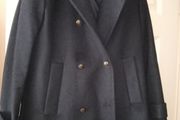 Mark &amp; Spencer wool navy coat