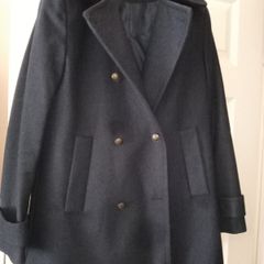 Mark & Spencer wool navy coat