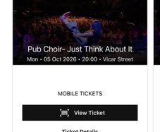 Vicar Street Pub Choir