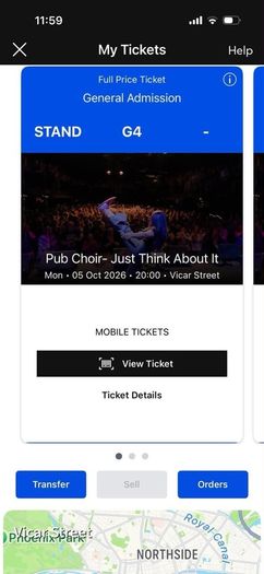 Vicar Street Pub Choir