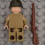 Lego compatible, military figures, soviet russian infantry. 15 figures plus rifles. Image 2