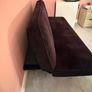 SKLUM Black suede futon Image 3