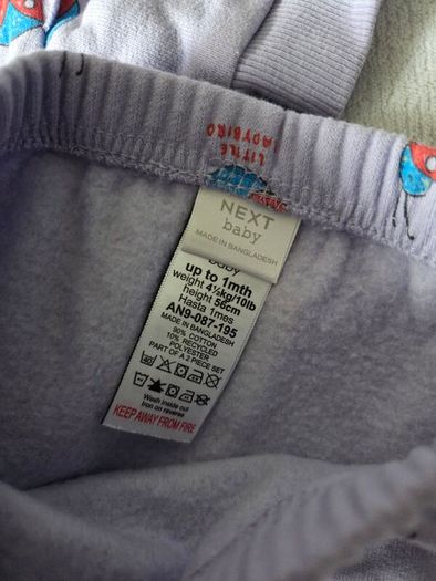 Upto1month, Next Ladybird Baby Tracksuit