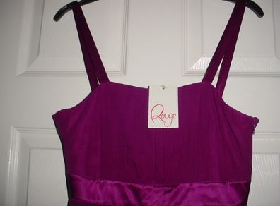 BNWT - HALF PRICE - Size: 10 - A Beautiful Dress from Rouge - 100% Silk Fully Lined - Hidden Zip Side Opening - #