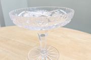 Large Crystal Footed Comport Dish