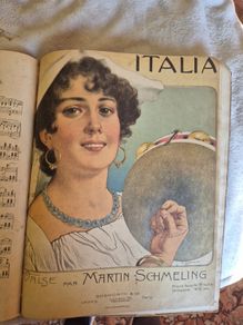 Old Piano Music Book