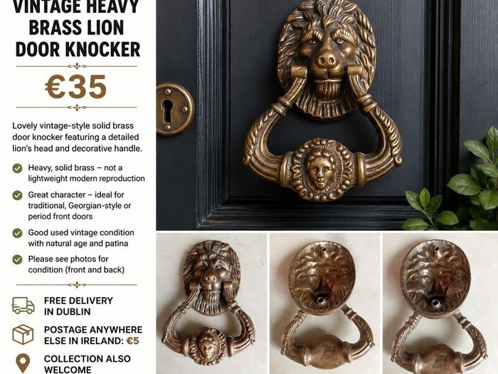 brass door knocker