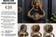 brass door knocker