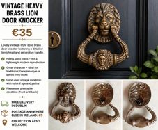 brass door knocker