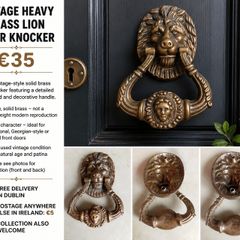 brass door knocker
