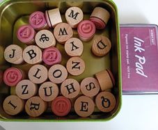 Wooden Letter Stamps