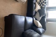 Natuzzi L shape couch, 250W, 90H, 90D, plus L shape corner 130W