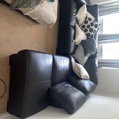 Natuzzi L shape couch, 250W, 90H, 90D, plus L shape corner 130W