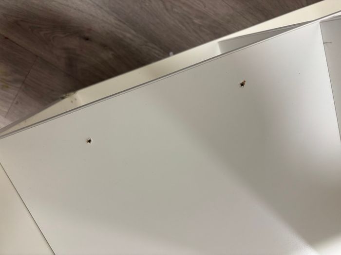 White 2x4 kallax shelving unit