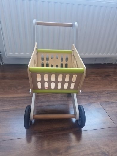 Wooden toy trolley super cute
