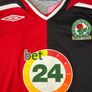 Vintage 2007 Umbro Blackburn Rovers Away Jersey Shirt Mens XXL Image 3