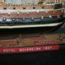 ROYAL SOVEREIGN 1637 Famous British Ships -Seas Model Ship L-18" H-17" Image 4