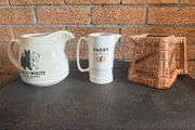 Vintage advertising Whiskey Water jugs