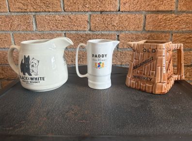 Vintage advertising Whiskey Water jugs