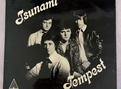 Tempest - Tsunami LP. Fully autographed.  Mega mega rare 1980 release on Northern Ireland Budj label. Never sold on Discogs. Condition is mint - like new.