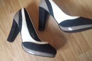 solid high heel shoes
