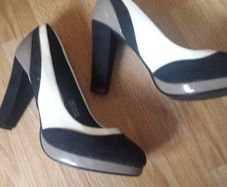 solid high heel shoes