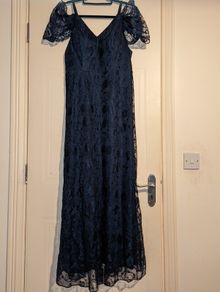 Stunning lace floral maxi dress