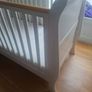 Mia Sleigh cot Mamas &Papas &mattress Image 4