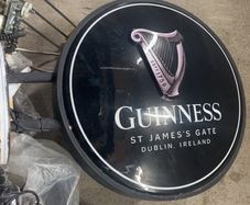 Guinness pub sign
