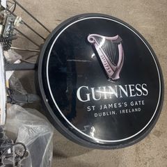 Guinness pub sign