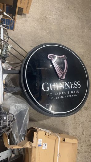 Guinness pub sign