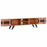 TV Cabinet 140x30x45 cm Solid Acacia Wood Image 5